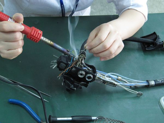Repair inside circuit of flexible endoscope